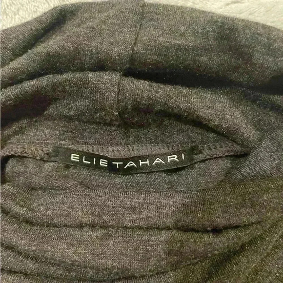Women’s Dark Gray Elie Tahari Turtleneck - Picture 3 of 6